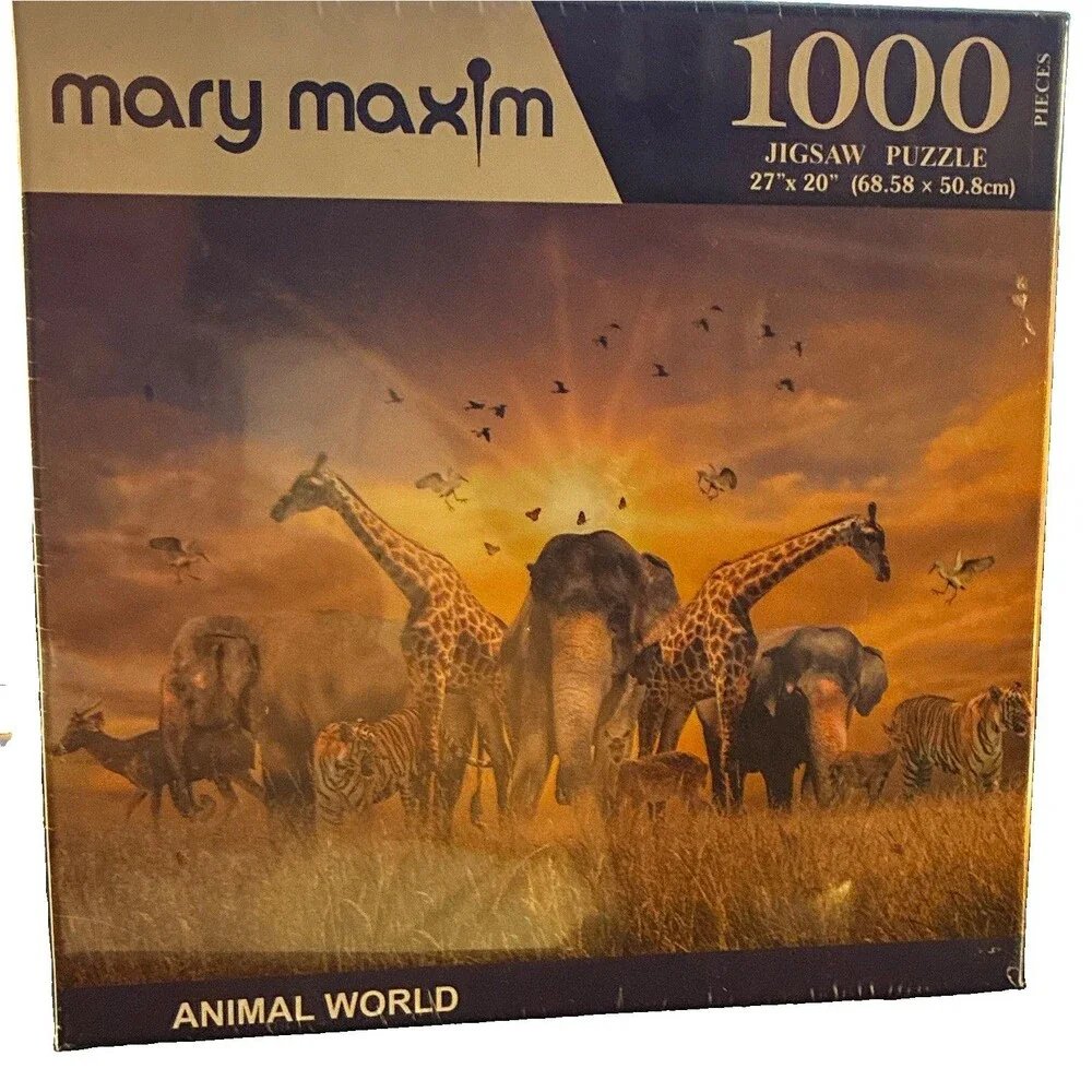 Mary Maxim Animal World Animals 1000-Piece Jigsaw Puzzle 27